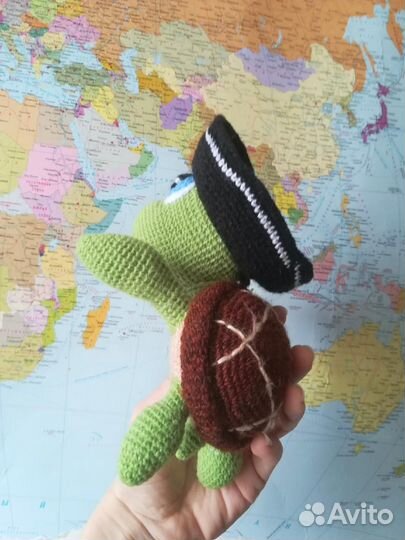 Вязаная игрушка Черепаха