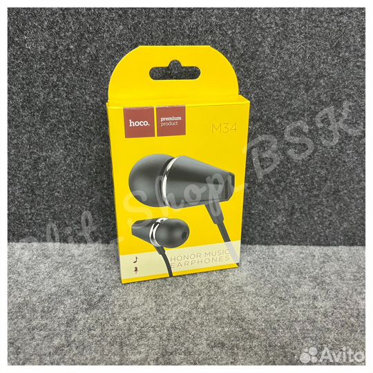 Проводные наушники hoko M34