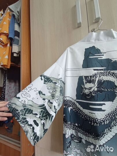 Кимоно японское с драконом