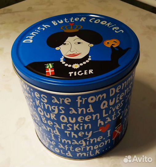 Банка жестяная для хранения