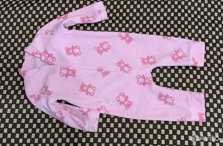 Флисовый комбинезон 80