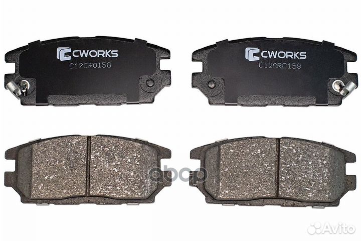 Тормозные колодки задние, Low Metallic C12CR015