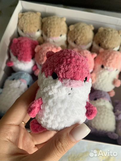 Игрушка хомячок, кот