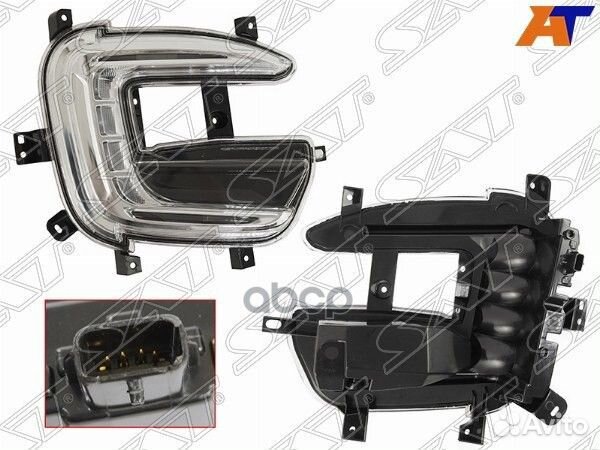 Ходовые огни renault kaptur 16- RH LED ST-551-2