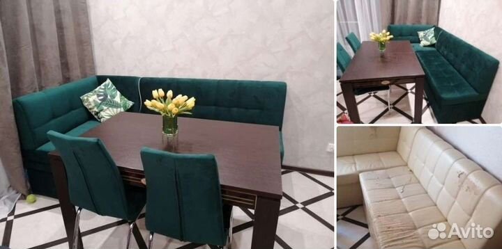 Ремонт, перетяжка мягкой мебели замена наполнителя