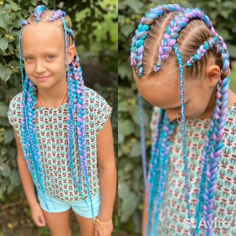 Косы с канекалоном, афрохвост