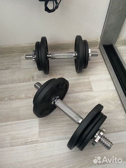 Гантели 28 кг domyos