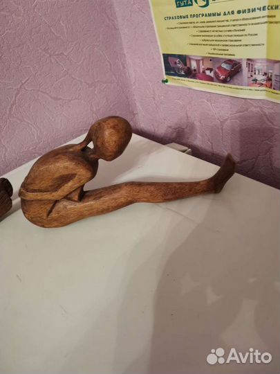 Деревянные фигурки. Прикольный новогодний подарок