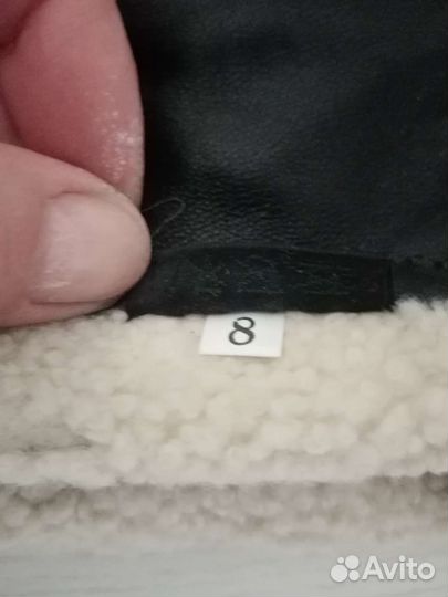 Перчатки женские кожаные новые