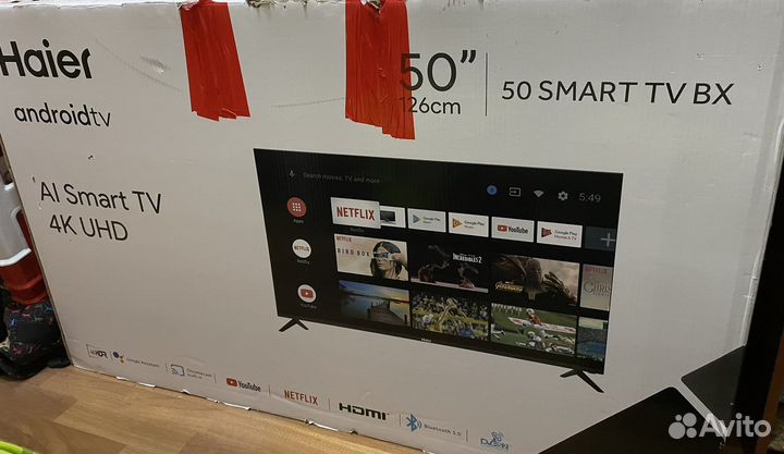 Телевизор haier 50 smart tv bx