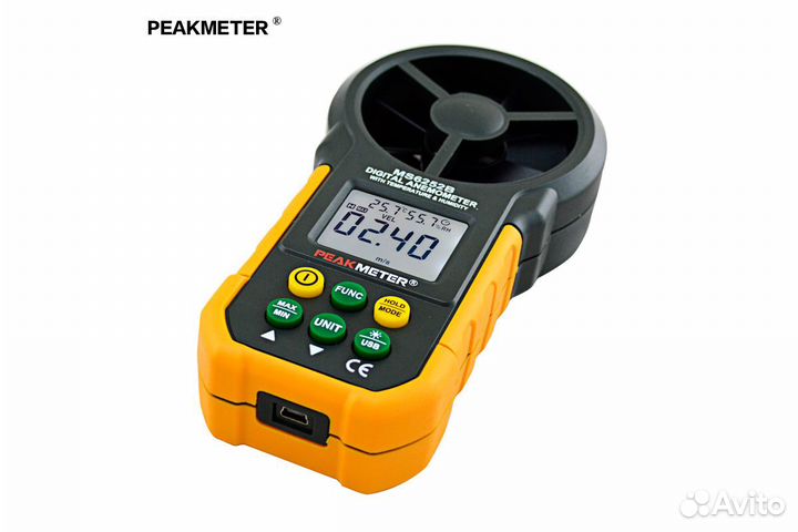 Анемометр Peakmeter PM6252A цифровой крыльчатый
