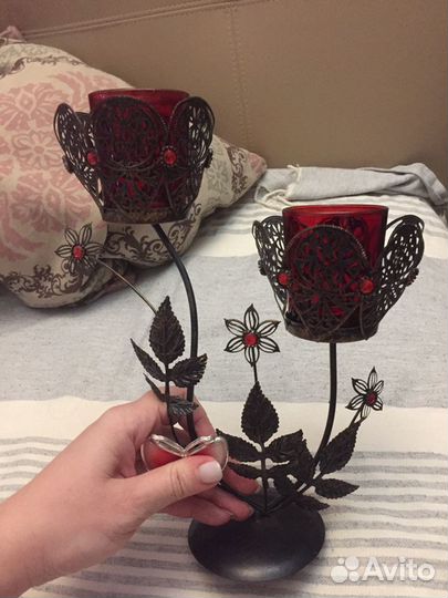 Подсвечник металлический