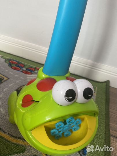 Каталка лягушка ELC с мыльными пузырями