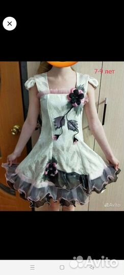 Платье для девочки на выпускной в садик