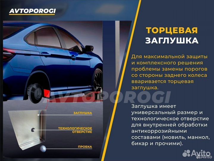 Ремонтные пороги Citroen C4 Picasso