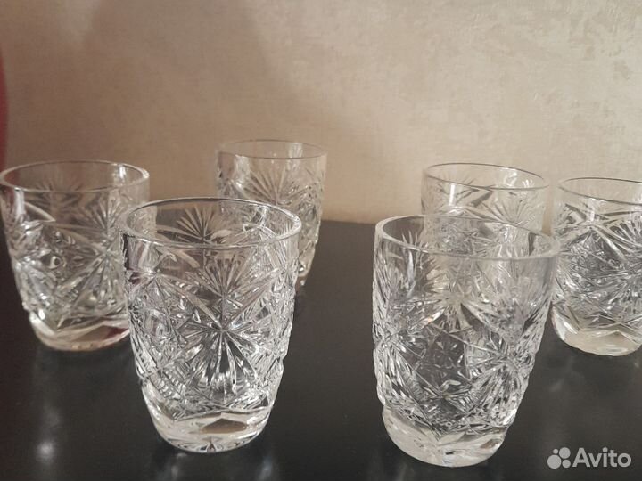 Стопки хрустальные СССР