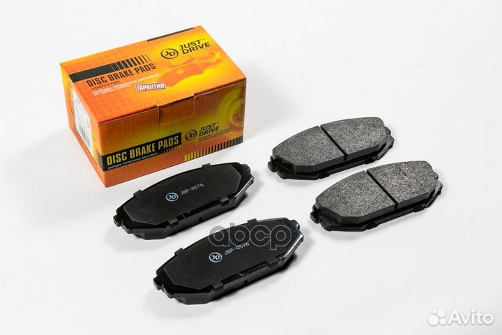 Колодки тормозные дисковые, передние JBP0576 Just