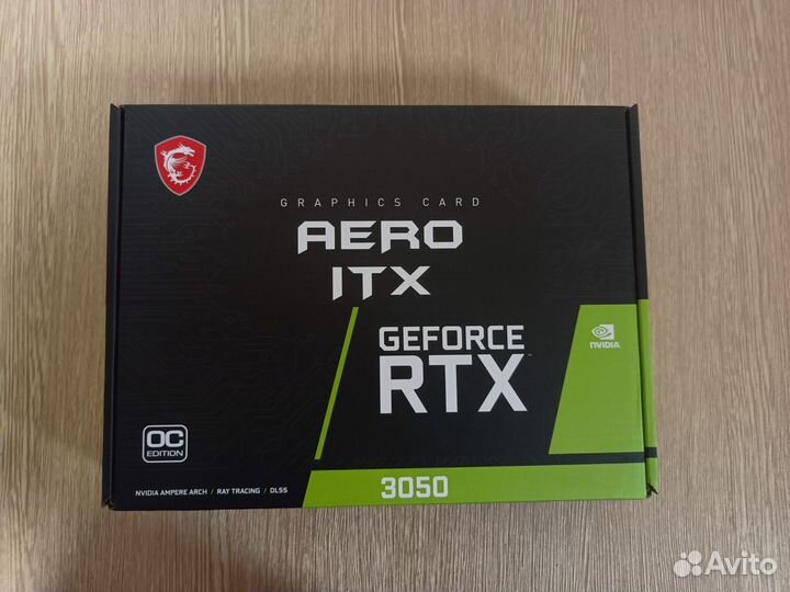 Видеокарта RTX 3050 MSI Aero ITX 8GB OC V2