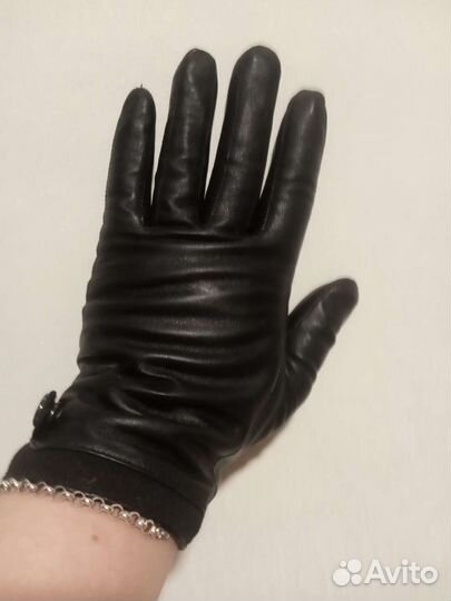 Перчатки кожаные (лайка)