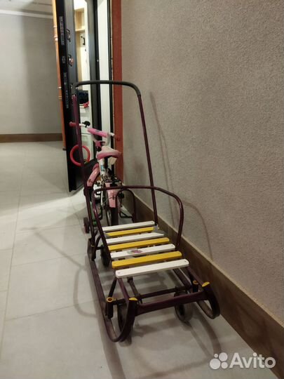 Санки на колесах