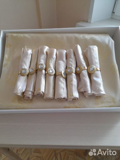 Набор Скатерть и салфетки с кольцами