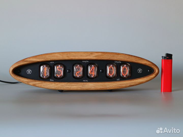 Ламповые часы 