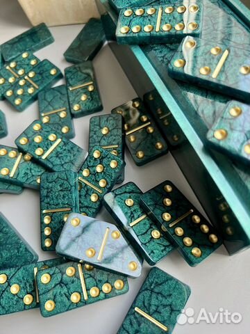 Домино ручной работы из эпоксидной смолы