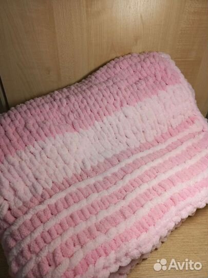 Плед детский вязаный