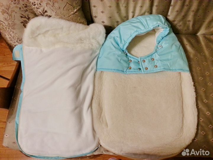 Зимний конверт на выписку