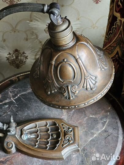 Лампа старинная настольная 1930 г Нидерланды
