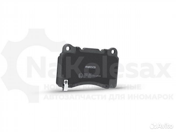 Колодки тормозные передние к-кт Metaco 3000-387