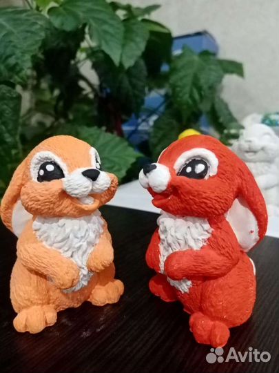 Игрушки из гипса собственного производства