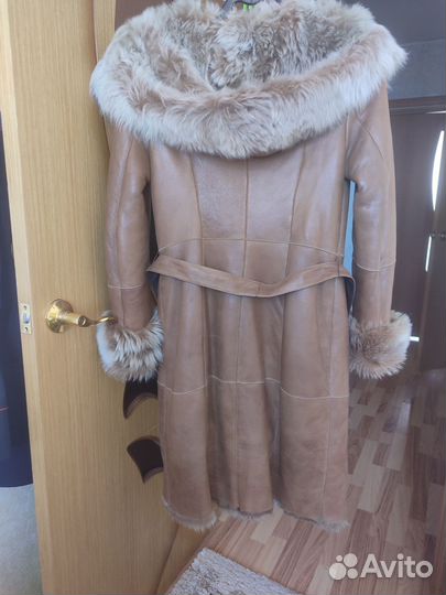 Дубленка натуральная женская 42 44