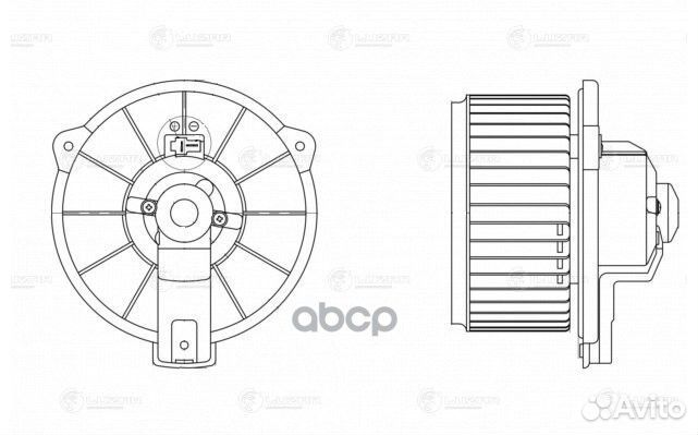 Э/вентилятор отоп. для а/м Toyota Corolla (E120