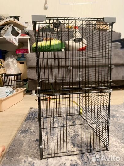 Клетка для грызунов бу, с полочками