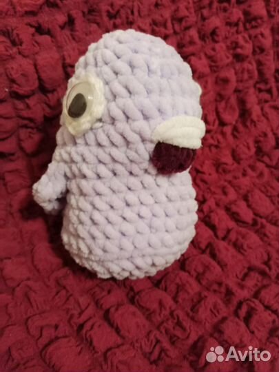 Попугай вязаный