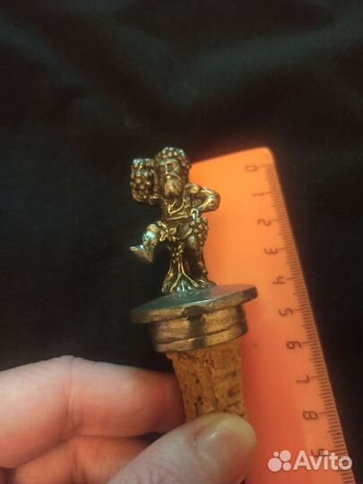 Олово. пробка для, бутылки. Италия. Винтаж