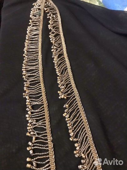 Антикварная серебрянная бахрома