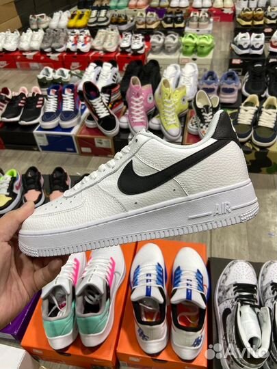 Кроссовки nike air force 1 белые