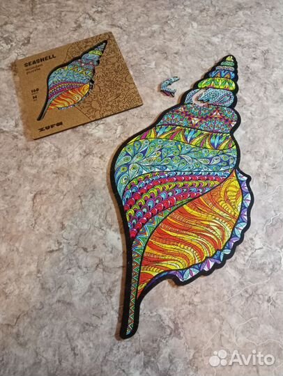 Паззл деревянный zufa ракушка