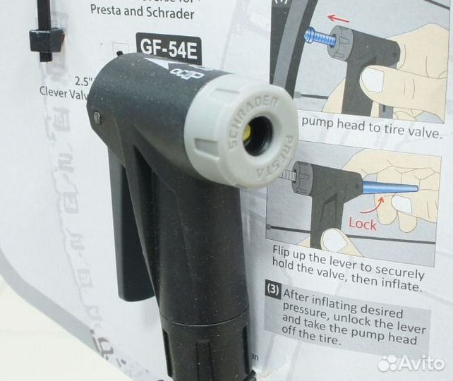 Насос напольный Giyo GF-54Е, серый