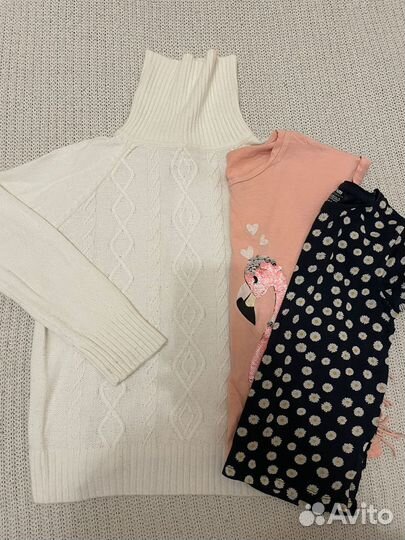 Пакет вещей для девочки рост 128-134