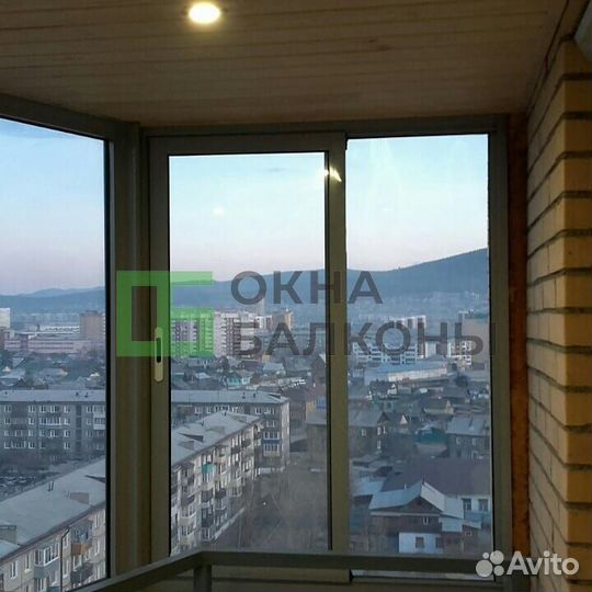 Остекление балконов. Окна пвх