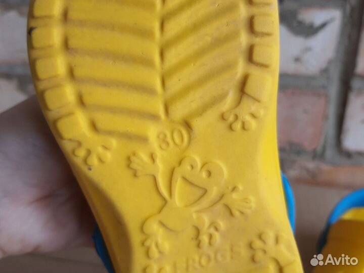 Детские тапки типа crocs
