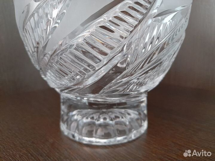 Хрустальная ваза салатница конфетница