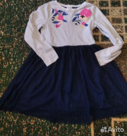 Пакет вещей на девочку 128-134разные бренды