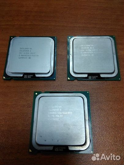 Процессоры Intel socket 775, гарантия 1месяц