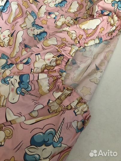 Простынь на детскую кроватку