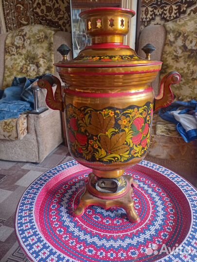 Самовар электрический расписной СССР