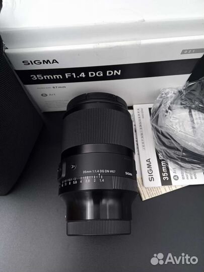 Sigma 35mm f/1.4 вторая версия dg dn sony e fe